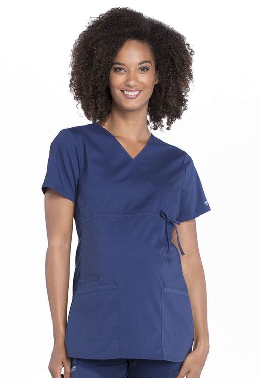 Zdravotnické oblečení - Novinky - Těhotenská dámská halena MATERNITY – námořnická modrá | medical-uniforms